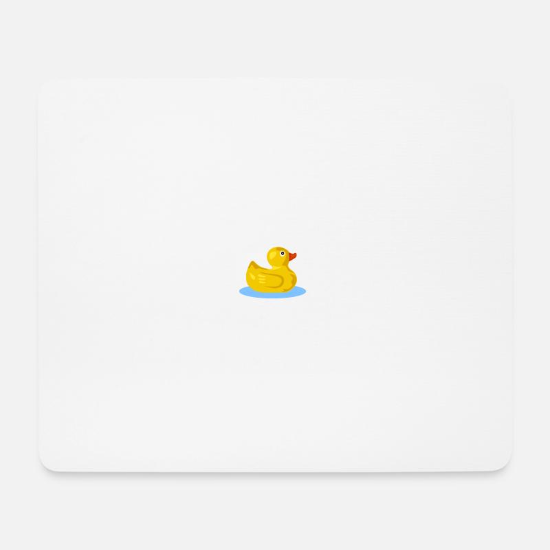 Ente - Mousepad (Querformat) - Weiß
