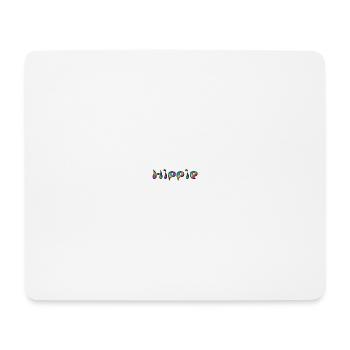 Hippie amusant - Tapis de souris (format paysage) - blanc - Devant