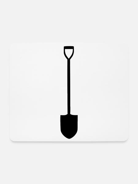 Shovel - Mouse Pad (horizontal) - white