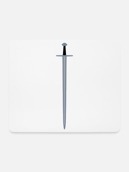 Sword - Mouse Pad (horizontal) - white