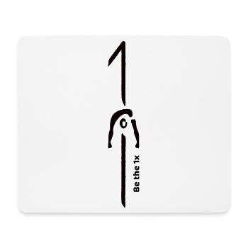 Soyez The 1x - Tapis de souris (format paysage) - blanc - Devant