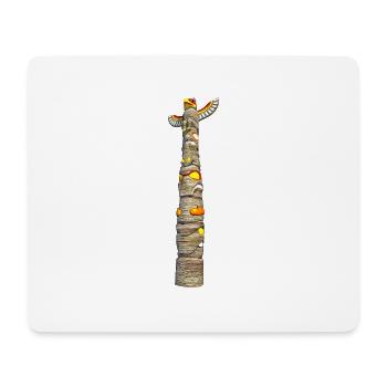 Totem pole - Mouse Pad (horizontal) - white - Front