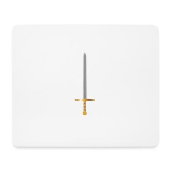 knight ritter sword schwert armor184 - Mousepad (Querformat) - Weiß - Vorne