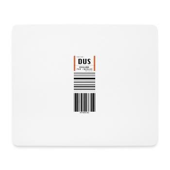 Flughafen Düsseldorf DUS - Mousepad (Querformat) - Weiß - Vorne