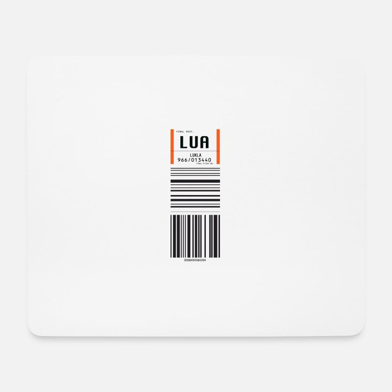 Flughafen Lukla Nepal - Mousepad (Querformat) - Weiß