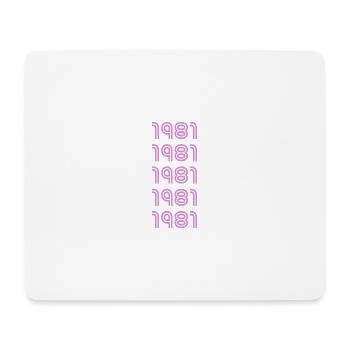 Pink 1981 - Mouse Pad (horizontal) - white - Front