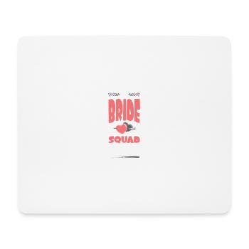 Bride Squad 2023 Team Heart - Mouse Pad (horizontal) - white - Front