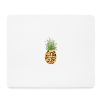 Pineapple - Mouse Pad (horizontal) - white - Front
