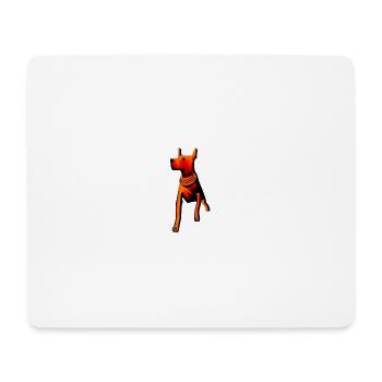 Walking dog - Mouse Pad (horizontal) - white - Front