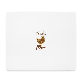 Chicken Mum - Mousepad (Querformat) - Weiß - Vorne
