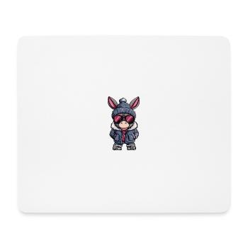 Donkey Winter - Mouse Pad (horizontal) - white - Front
