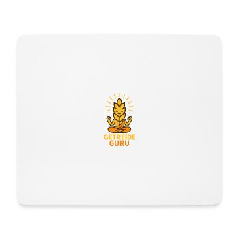 Getreide Guru – Meditativer Weizen-Style - Mousepad (Querformat) - Weiß - Vorne