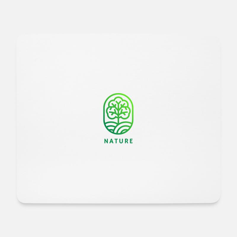 NATURE - Mousepad (Querformat) - Weiß