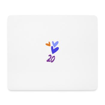 20. 20 YEARS. 20th ANNIVERSARY. 20TH ANNIVERSARY. - Mouse Pad (horizontal) - white - Front