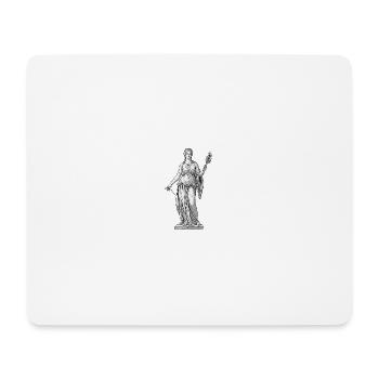 Göttinnenstatue Olivenzweig - Mousepad (Querformat) - Weiß - Vorne