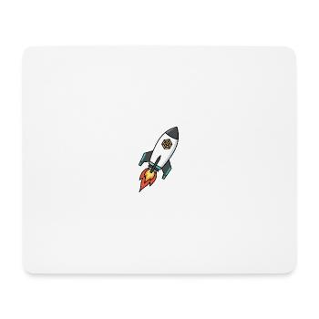 Vers la fusée lunaire | Démarrage Web3 et crypto - Tapis de souris (format paysage) - blanc - Devant