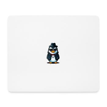 Pinguin - Mousepad (Querformat) - Weiß - Vorne