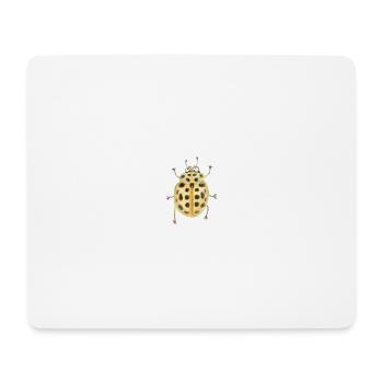 Coccinelle de l’étang - Tapis de souris (format paysage) - blanc - Devant