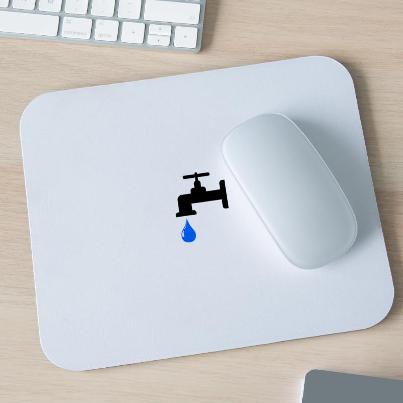 Wasserhahn Mousepad (Querformat)