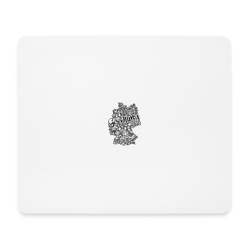 Allemagne Mandala Map Art - Tapis de souris (format paysage) - blanc - Devant