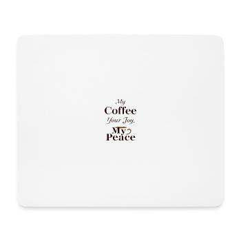 Enjoy - Mousepad (Querformat) - Weiß - Vorne