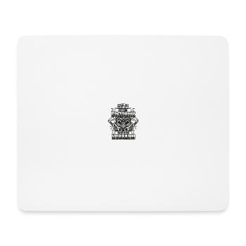 Hubraum - Mousepad (Querformat) - Weiß - Vorne