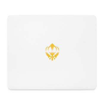 Khanda - Gold - Mousepad (Querformat) - Weiß - Vorne