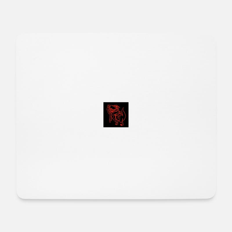 T Rex - Mouse Pad (horizontal) - white