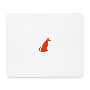 Hund - Mousepad (Querformat) - Weiß - Vorne