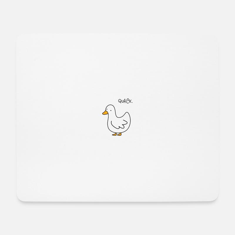 Gans - Mousepad (Querformat) - Weiß