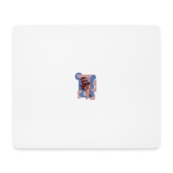 Wildtiere - Mousepad (Querformat) - Weiß - Vorne