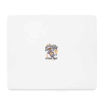 Fahrrad - Mousepad (Querformat) - Weiß - Vorne