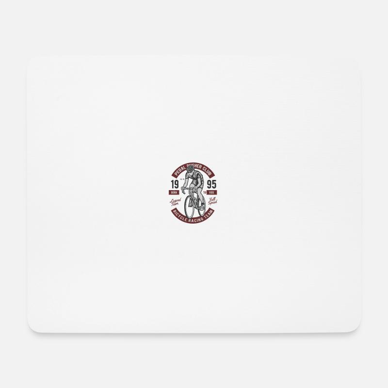 Fahrrad - Mousepad (Querformat) - Weiß
