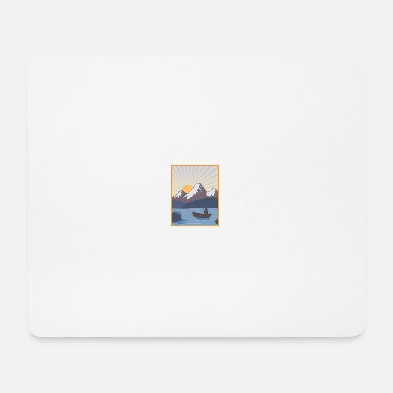 Wassersport - Mousepad (Querformat) - Weiß