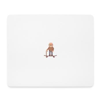 Fitter Opi sur le conseil d’administration | Cadeau amusant - Tapis de souris (format paysage) - blanc - Devant