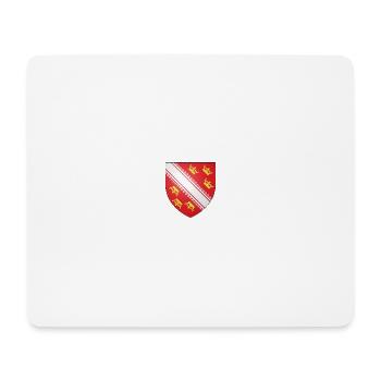 Blason de l'Alsace - Tapis de souris (format paysage) - blanc - Devant