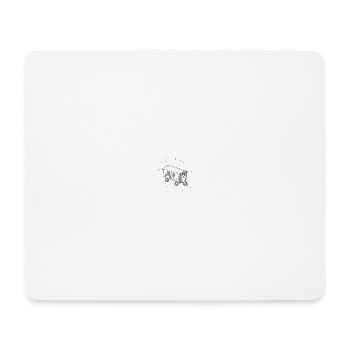Bauwagen- Desinge / Party outfit Bauwong - Mousepad (Querformat) - Weiß - Vorne