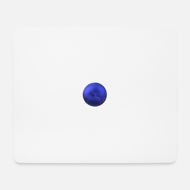indigo ball - Mouse Pad (horizontal) - white