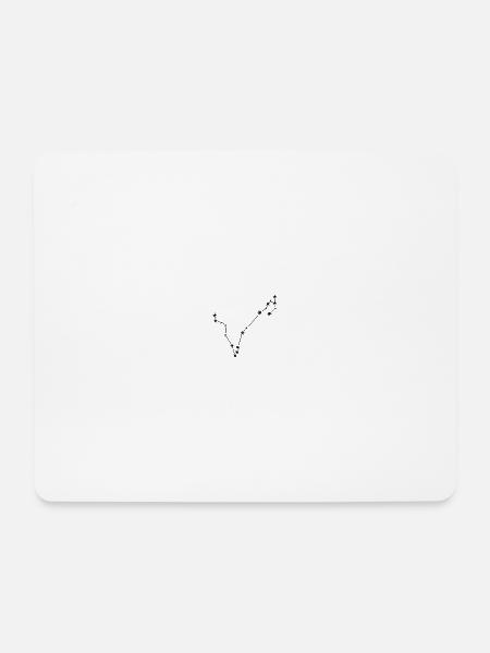 Sternzeichen Fisch - Mousepad (Querformat) - Weiß