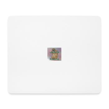 Lazy sloth for cozy days on the couch - Mouse Pad (horizontal) - white - Front