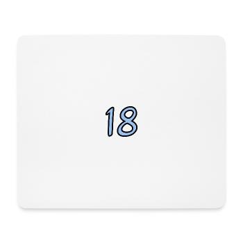 JAHRESTAG. ALLES GUTE ZUM GEBURTSTAG. ALLES GUTE ZUM GEBURTSTAG. - Mousepad (Querformat) - Weiß - Vorne