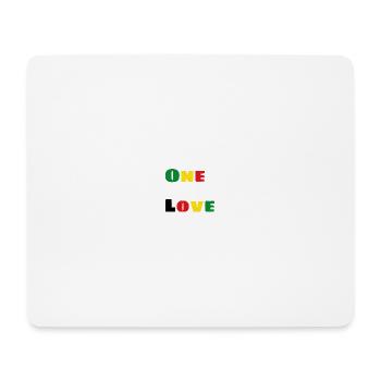 One Love - Mouse Pad (horizontal) - white - Front