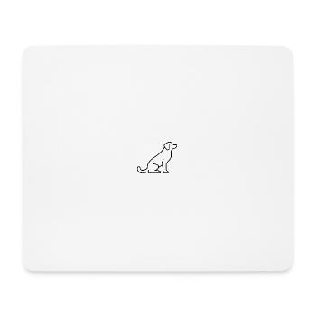 süßer Hund - Mousepad (Querformat) - Weiß - Vorne