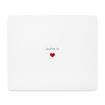 Spread more love - Mousepad (Querformat) - Weiß - Vorne