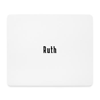 Ruth Damen Frauen Mädchen Namen - Mousepad (Querformat) - Weiß - Vorne