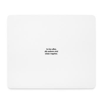 Seiduselbst - Mousepad (Querformat) - Weiß - Vorne