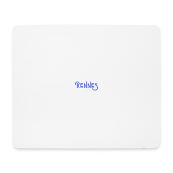 Rennes - Tapis de souris (format paysage) - blanc - Devant
