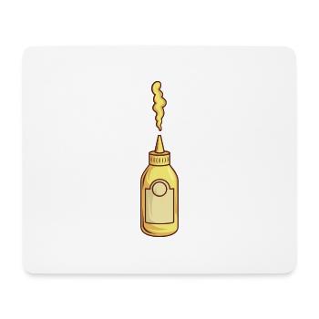 Bouteille de condiments - Tapis de souris (format paysage) - blanc - Devant
