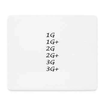 1G Regel Corona 2G Regel 3G Regel lustig - Mousepad (Querformat) - Weiß - Vorne