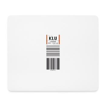 Flughafen Klagenfurt - KLU - Mousepad (Querformat) - Weiß - Vorne